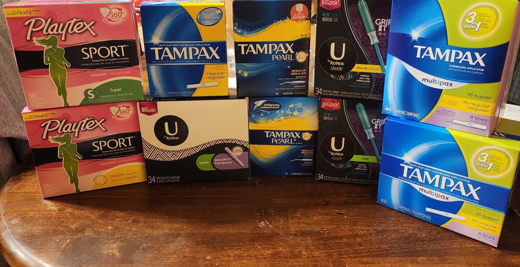 Tampon Lot! 252 Tampons! NIB!