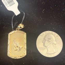 14KT Praying Hands Pendant 41590-1