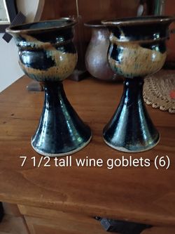 6 Wine Goblets