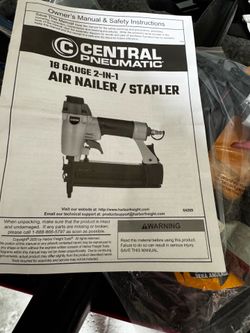 18 gauge 2 in 1 nailer/staples