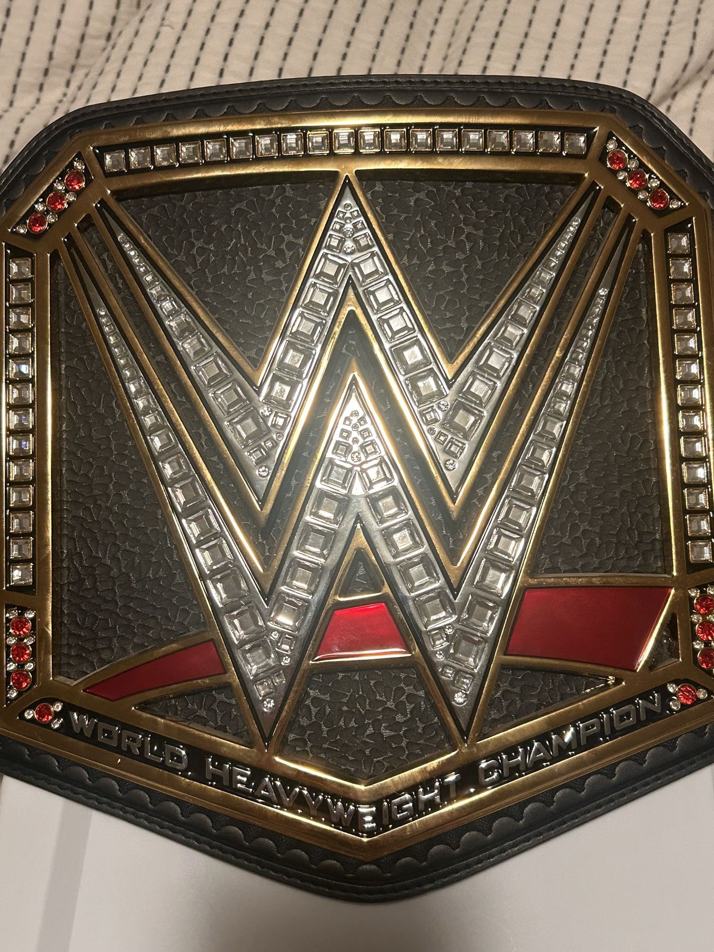 WWE Championship Replica Title Belt. 100% Authentic!!