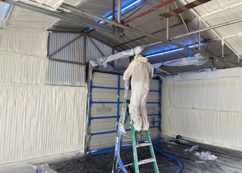 Spray foam insulation