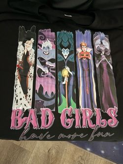 5xl Disney Villains Bad girls tshirt