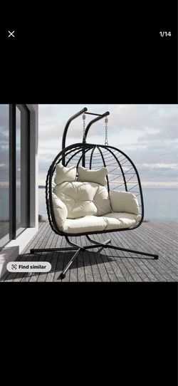 Double egg chair