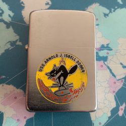 1959 Zippo Lighter US Navy In Near Perfect Condition