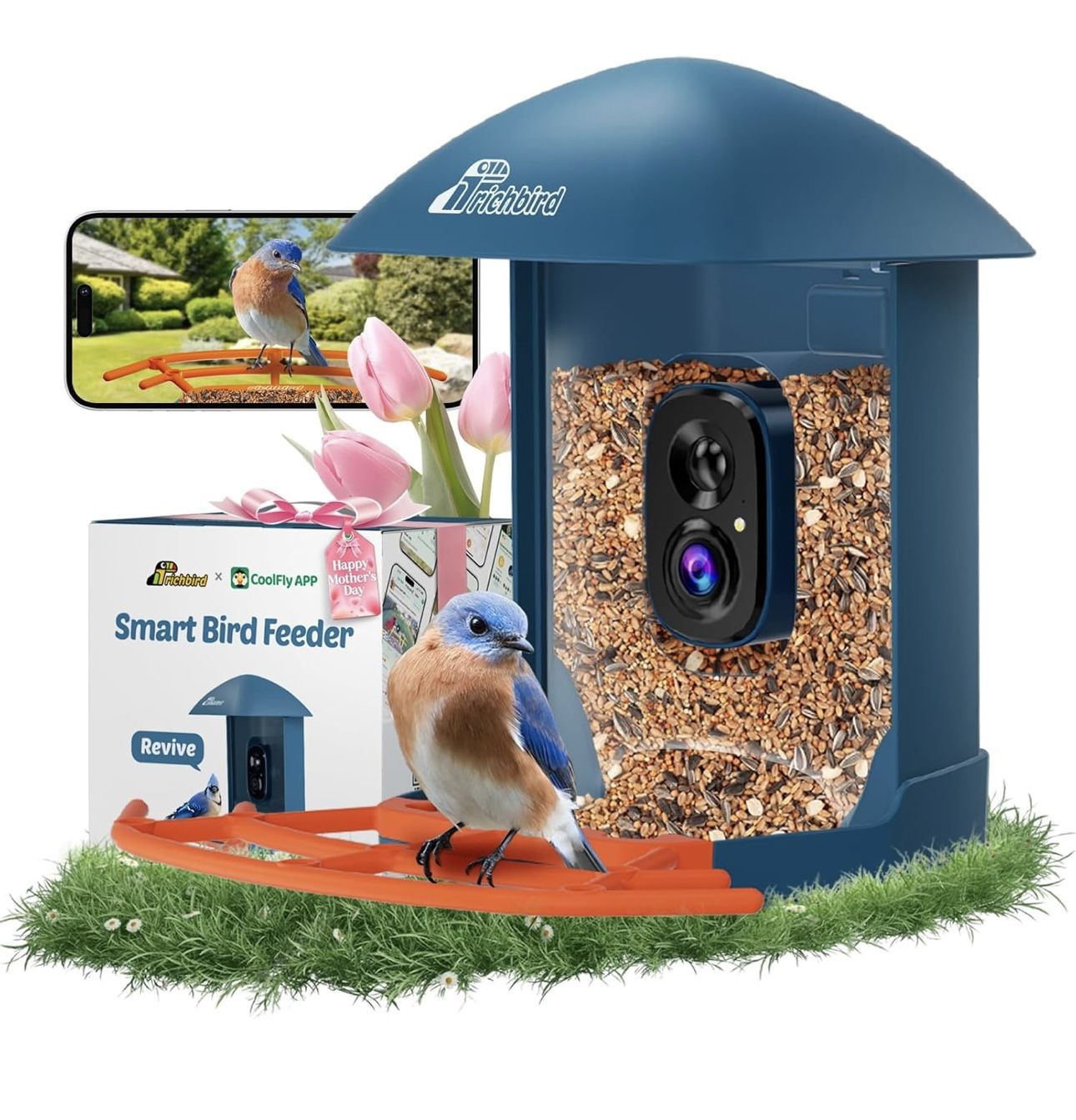 Smart Bird Feeder with Camera(brand New)
