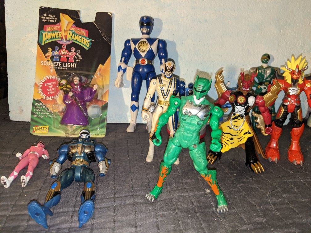 Vintage Power Ranger Action Figures Lot Bandai New in Box Figure