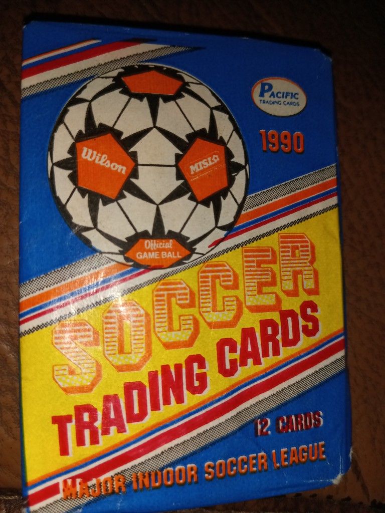 1990 Soccer Cards New Unopen