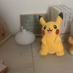 Pokemon Basic 8" Plush: With Round Small Window Cling