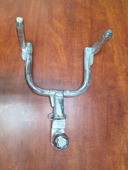 Motorcycle towing adapter