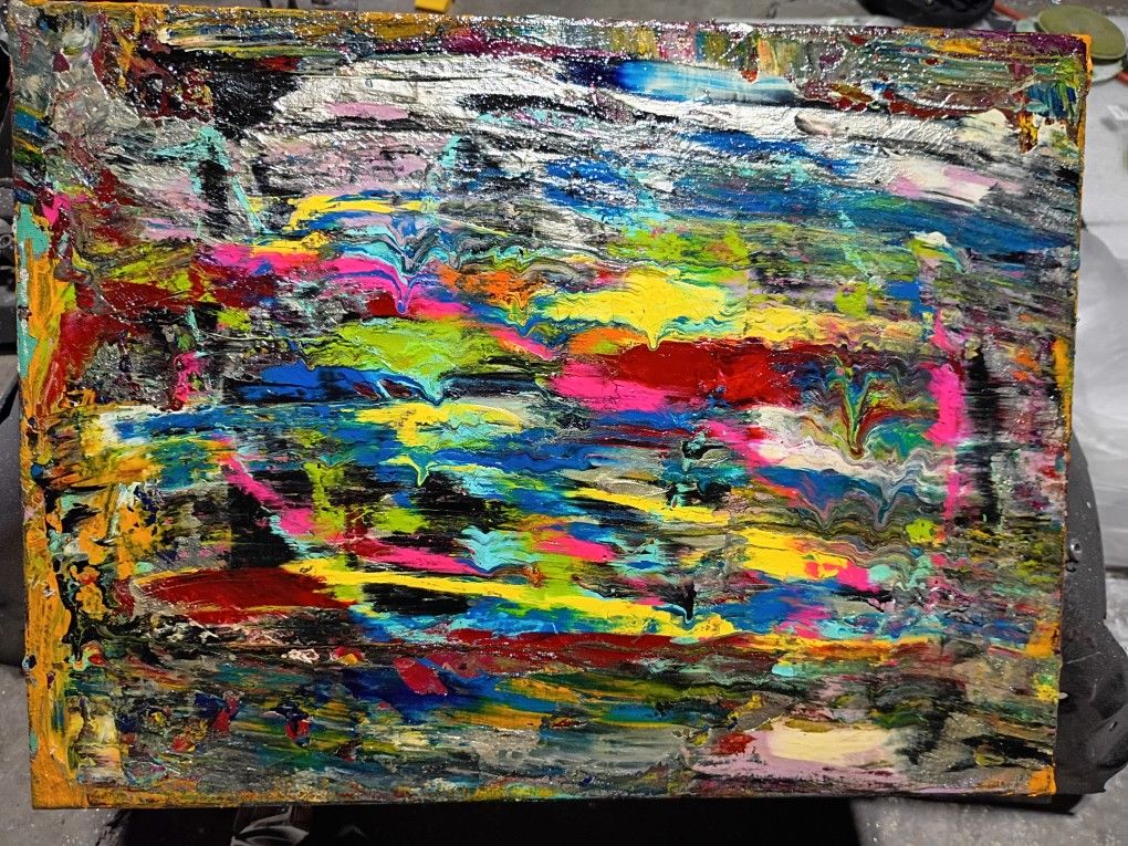 "Colorful Times" Abstract Art 