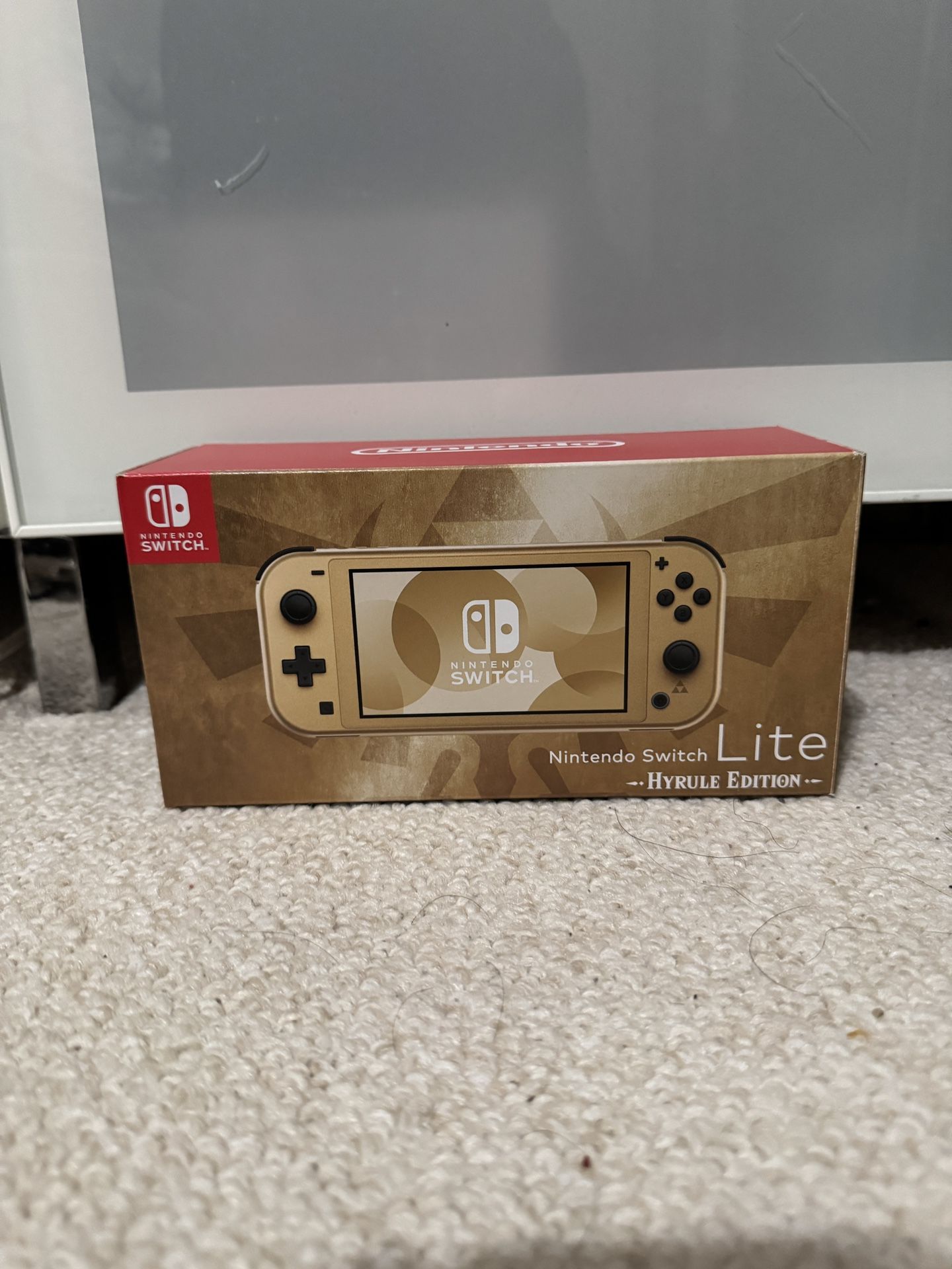 Nintendo Switch Lite Hyrule Edition With Case And SD Card
