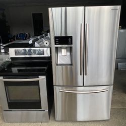 LG RANGE SAMSUNG REFRIGERATOR 