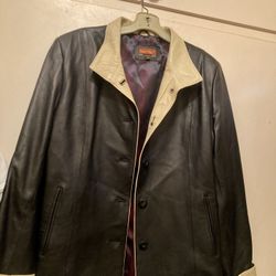 Rico Piel Woman Leather Jacket Great Condition Bust 36 