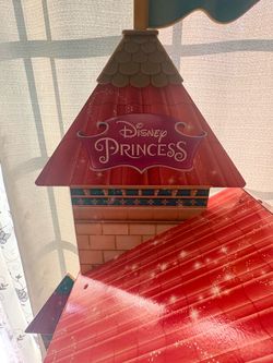 Disney Princess Ariel Land to Sea Castle Wooden Dollhouse with Furniture and Accessories