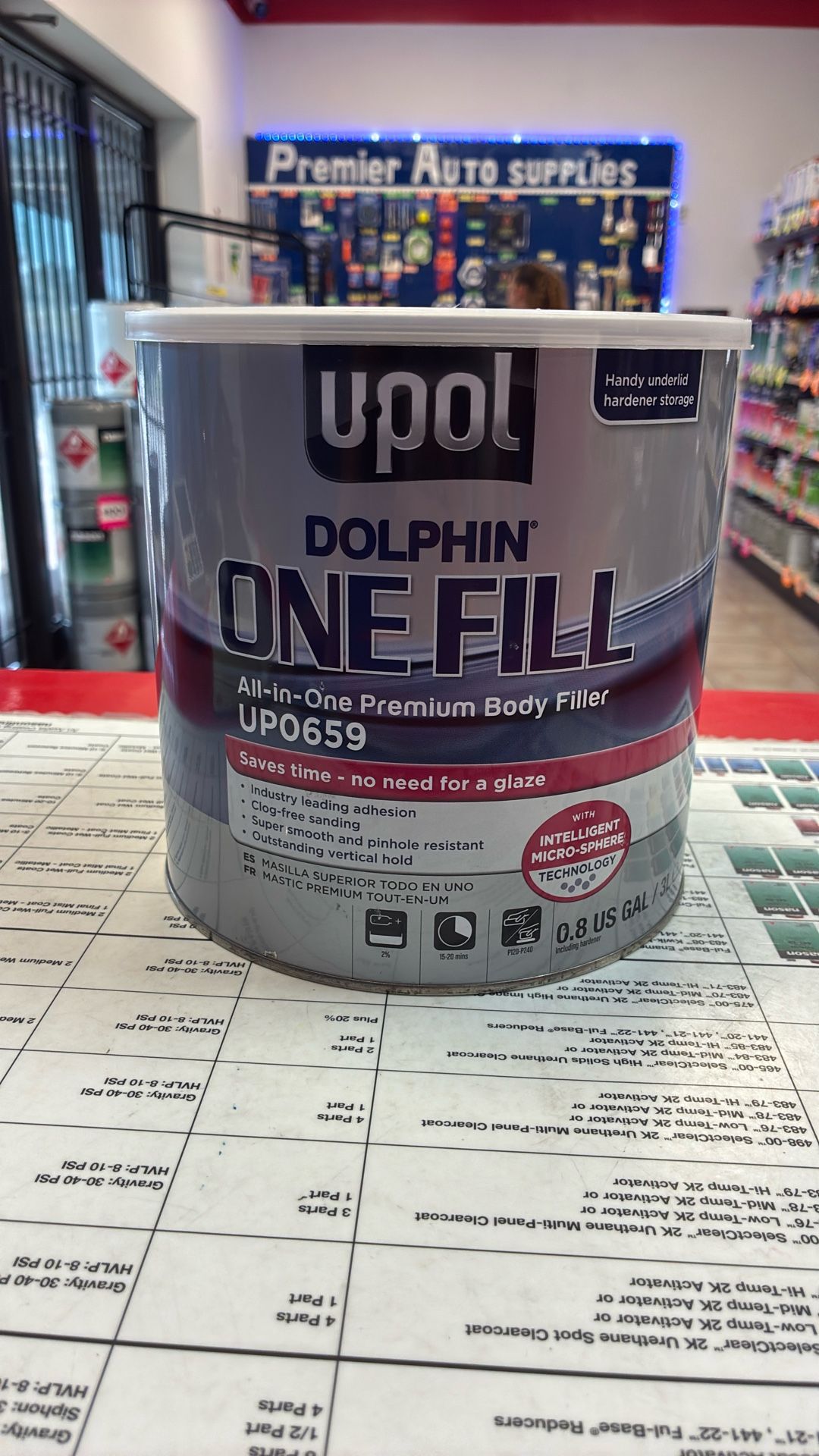 UPOL 0659 Premium Dolphin One Fill Body Filler