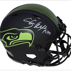 Seattle Seahawks Autographed Replica Helmet