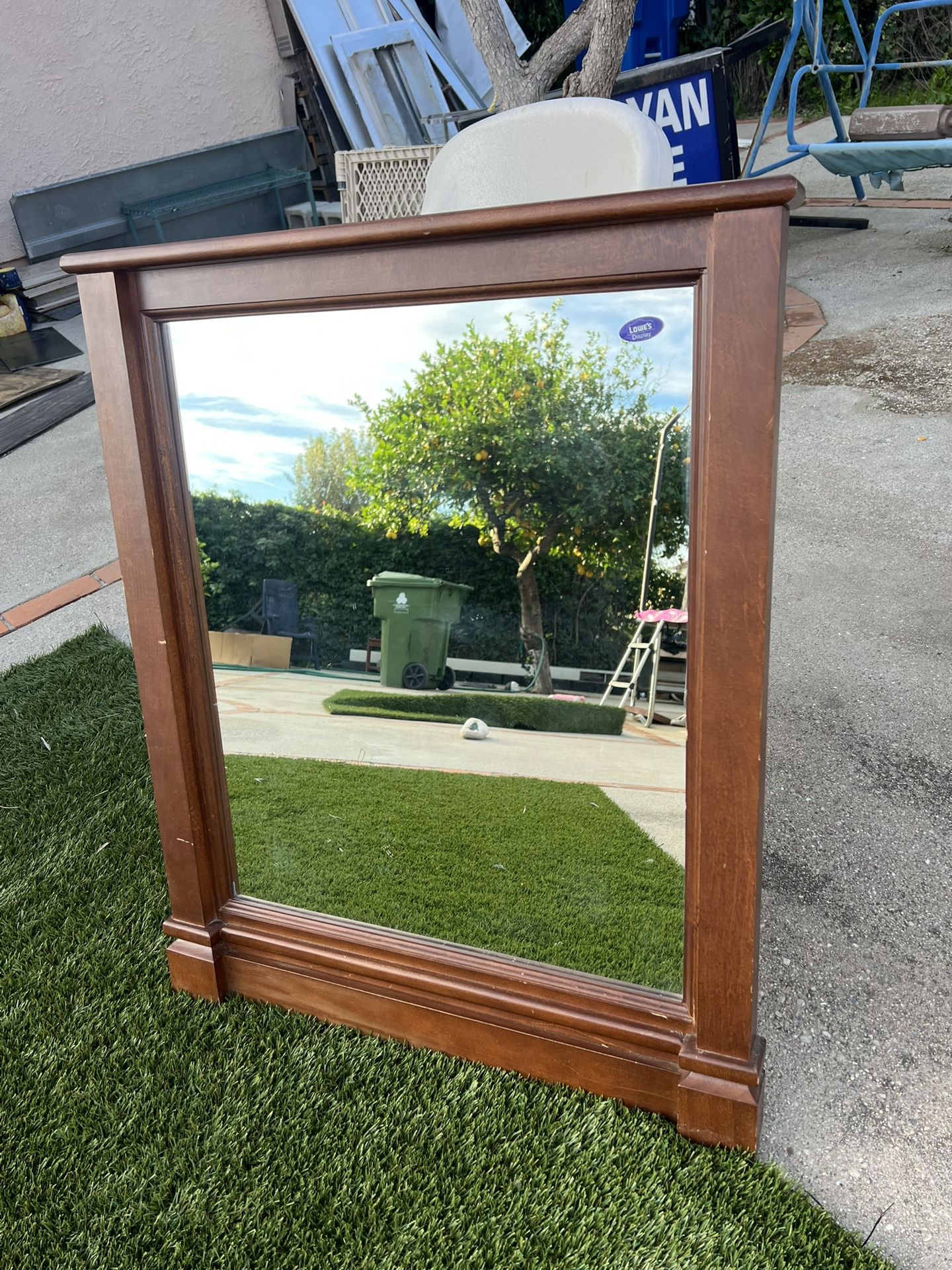 Wooden Mirror