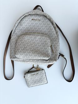 Michael Kors Backpack + Matching Card Holder 