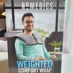 Homedics Weighted Vibrating Heat Pad- Unused