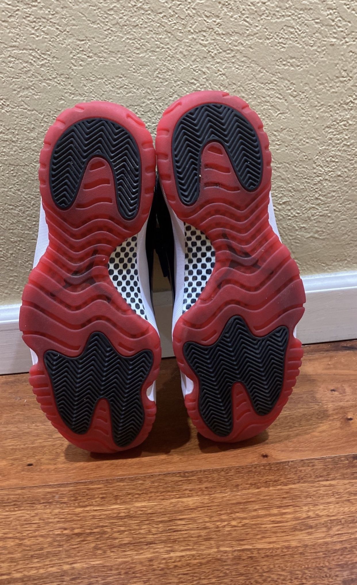 jordan 11 bred size 7y