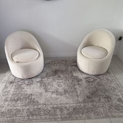 New Swivel Chairs With Ottoman 