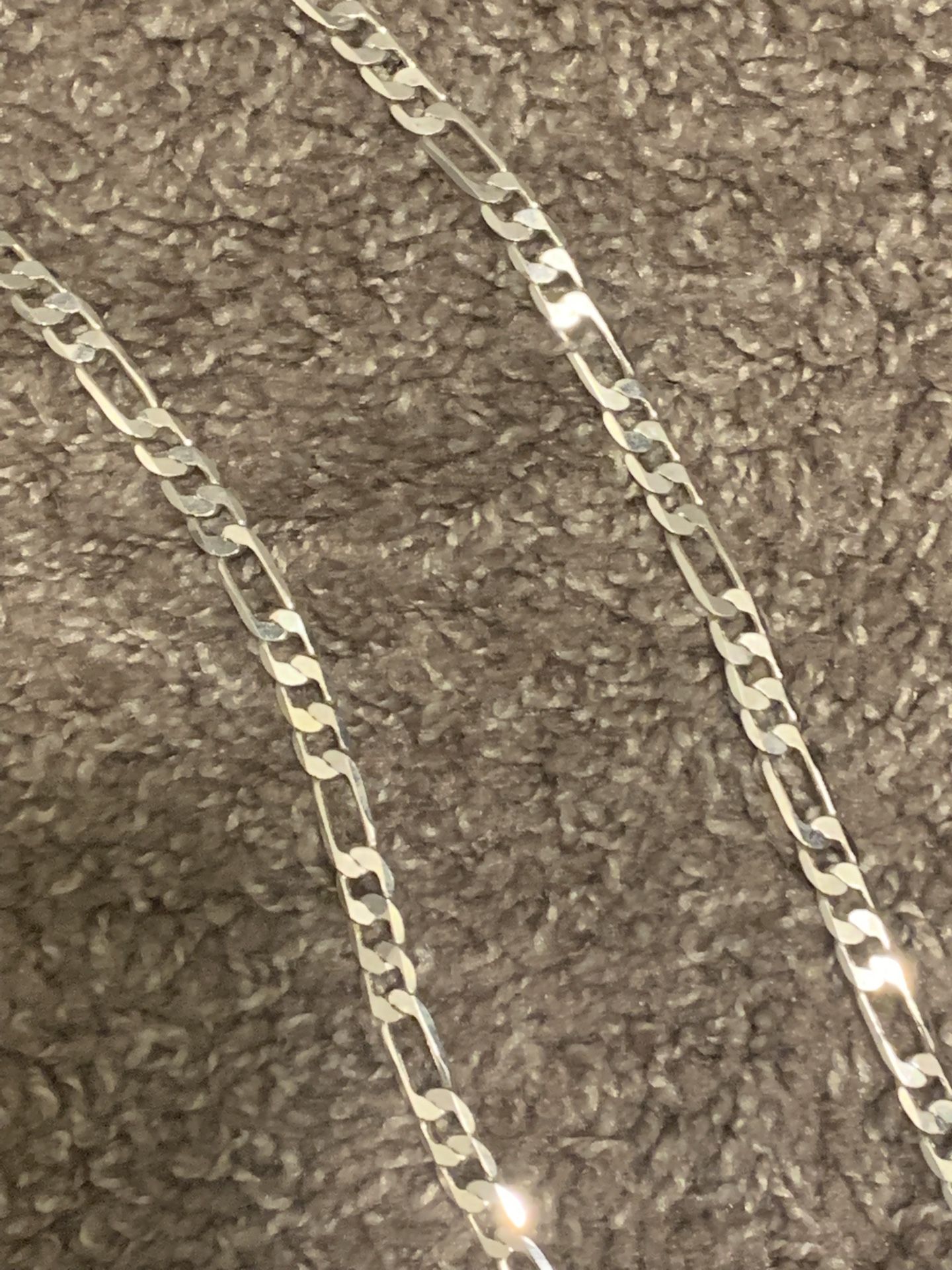 White Gold Overlay Necklace