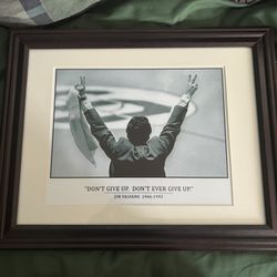 Jim Valvano Picture Framed