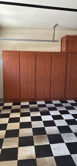 Garage cabinets