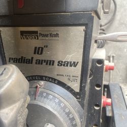 Radial Arm Saw