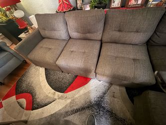 Grey L Shaped Couch