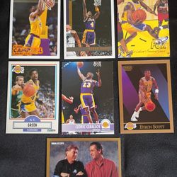 20 Los Angeles Lakers Basketball Cards Set for $10
