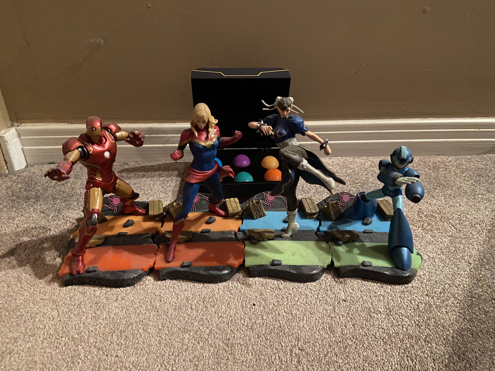 Marvel Vs Capcom Infinite Statues And Light-Up Infinity Stones