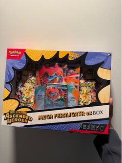 Pokemon Ascended Heroes Mega Feraligatr EX Box