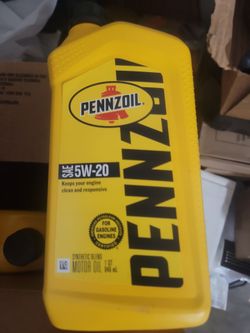 Box 5 w 20 oil 6 qts