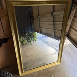 Antique Gold Mirror