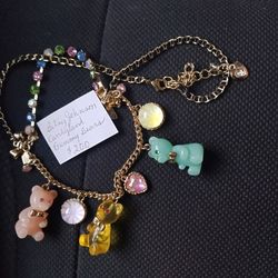 Betsey Johnson Charm Bracelet - Rare