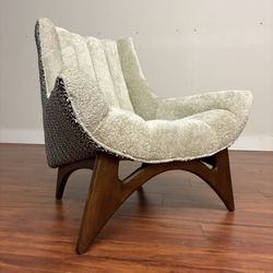 Adrian Pearsall Channel Back Lounge Chair - Many More Items In Stock!