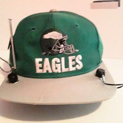 Vintage Philadelphia Eagles Am/Fm Radio Snapback 
