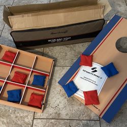 Sportcraft Beanbag Toss & Tic-Tac-Toe Game Set