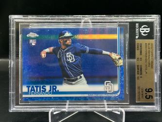 Fernando Tatis Jr. 2019 Topps Chrome Rookie Blue Refractor /150 BGS 9.5 San Diego Padres