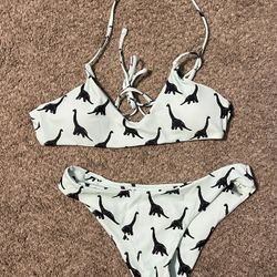 Dinosaur Swim Suit By Shein