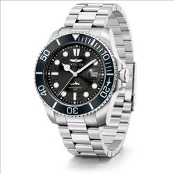 Invicta Pro Diver 42mm Black Dial Bezel Stainless Steel Mens Quartz Watch 50824