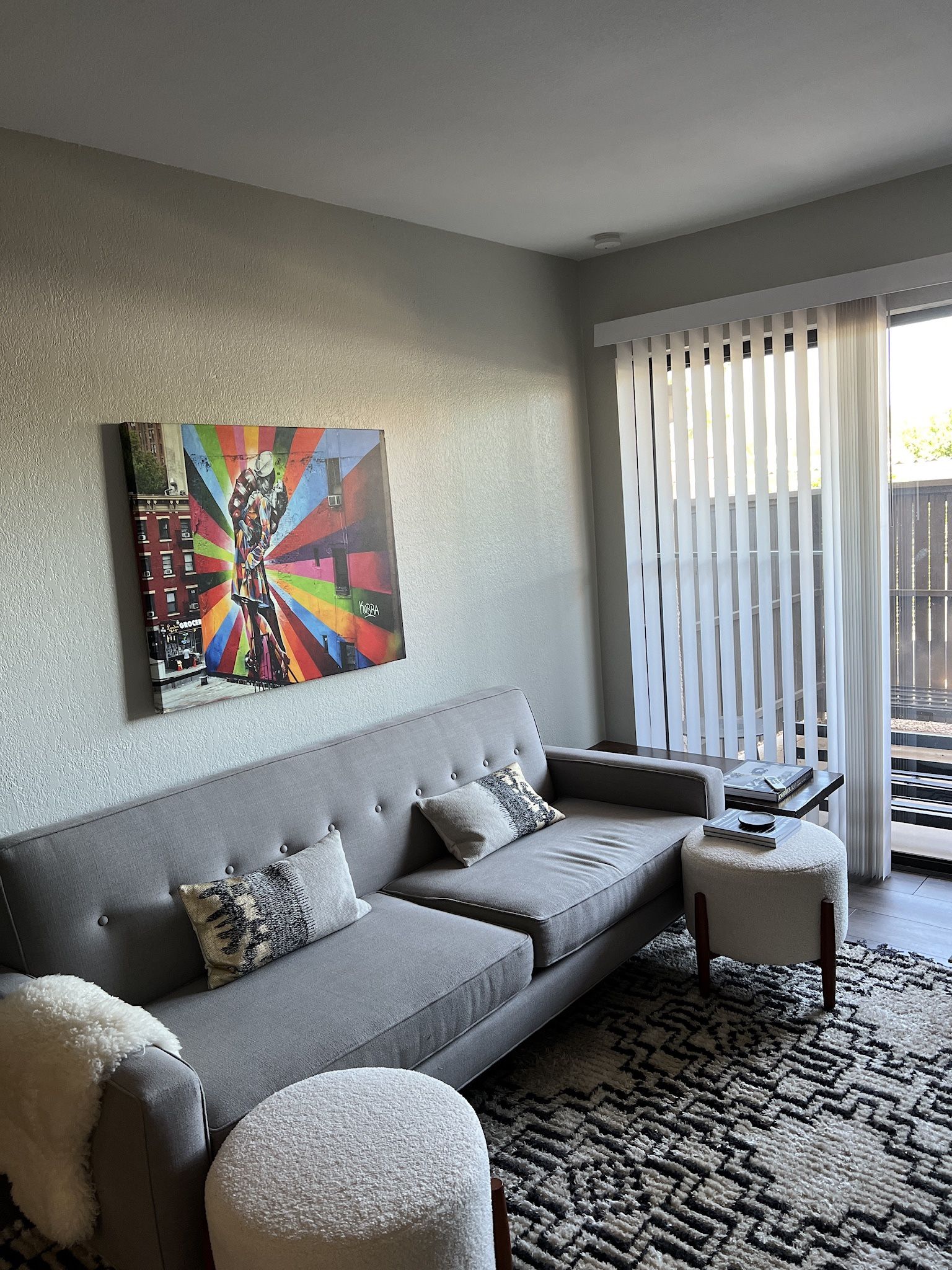 Grey Couch 84”