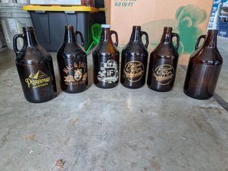 Beer growlers $5 each