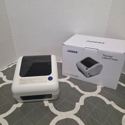 JADENS JD-168 Thermal Shipping Label Printer Wireless Bluetooth 4"x6" White