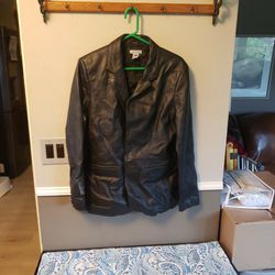Women's Leather Jacket Size Small