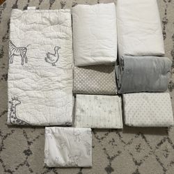 Pottery Barn Crib Bedding Bundle