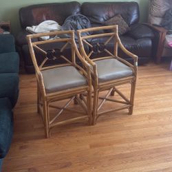 Vintage McGuire Chairs Bamboo