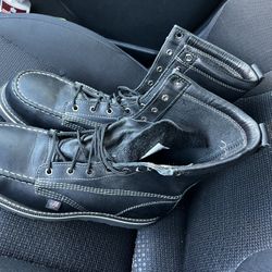 Black Men’s Thorogood Steel Toe Work Boot 